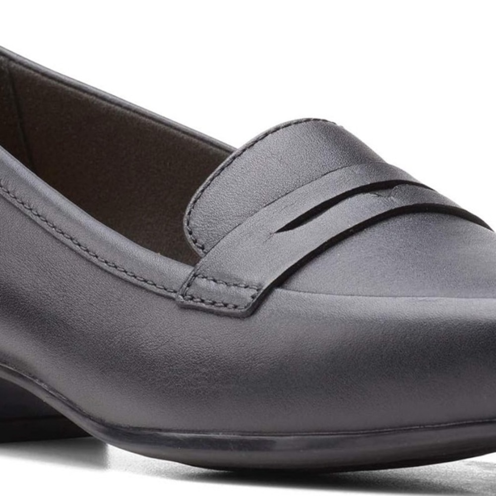 Clarks Juliet Coast black loafer Sz 8.5W NIB - Picture 3 of 5